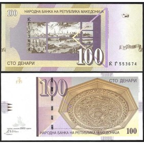 MACEDONIA 100 Denari 2002