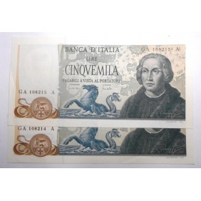 5000 LIRE 1971 COLOMBO 3...