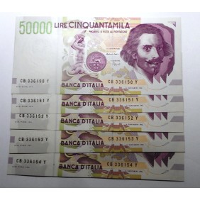 50.000 Lire Bernini 2° Tipo...