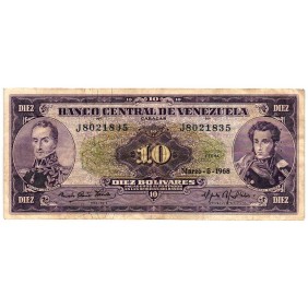 VENEZUELA 10 Bolivares...