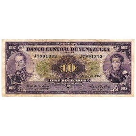 VENEZUELA 10 Bolivares...