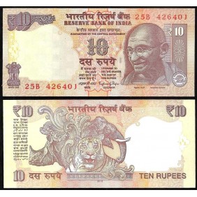 INDIA 10 Rupees 2013...