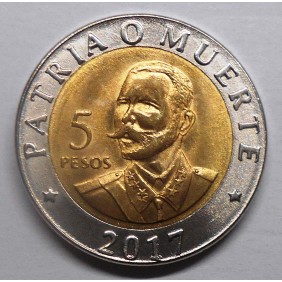 CUBA 5 Pesos 2017 Antonio...