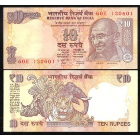 INDIA 10 Rupees 2011 New...