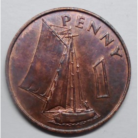 GAMBIA 1 Penny 1966