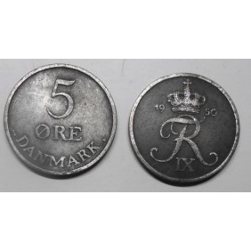 DENMARK 5 Ore 1950