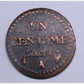 FRANCE 1 Centime L'AN 6