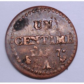 FRANCE 1 Centime L'AN 7