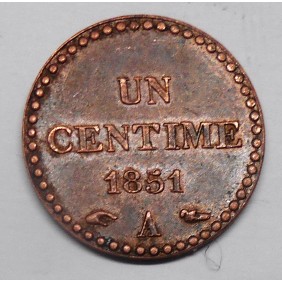 FRANCE 1 Centime 1851A