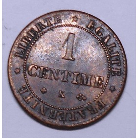 FRANCE 1 Centime 1872 K