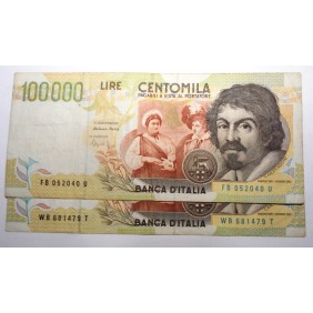 100.000 Lire Caravaggio 2°...