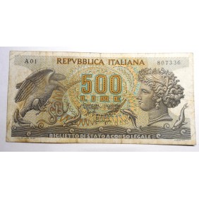 500 Lire ARETUSA 1966 serie...