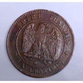 FRANCE 2 Centimes 1854 BB