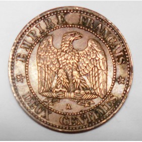FRANCE 2 Centimes 1862 A