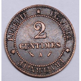FRANCE 2 Centimes 1891 A