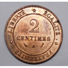 FRANCE 2 Centimes 1894 A rare