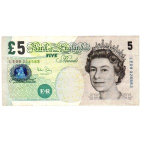 GREAT BRITAIN 5 Pounds 2004