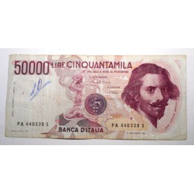 50.000 Lire Bernini 1° Tipo...