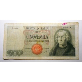 5000 Lire 1964 COLOMBO 1...