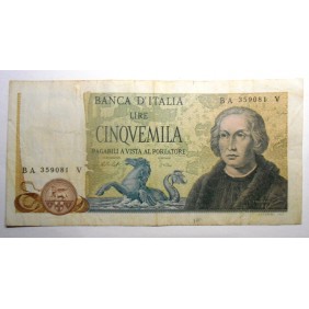 5000 Lire 1977 COLOMBO 3...