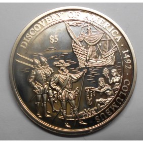 LIBERIA 5 Dollars 2000...