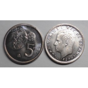 SPAIN 5 Pesetas 1980 (80)...