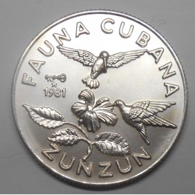 CUBA 5 Pesos 1981 Zunzun AG