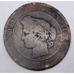 FRANCE 10 Centimes 1873A