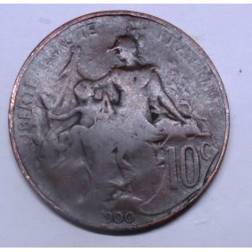 FRANCE 10 Centimes 1900