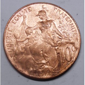 FRANCE 10 Centimes 1917