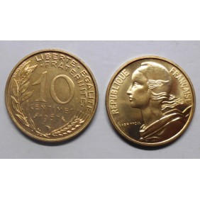 FRANCE 10 Centimes 1967