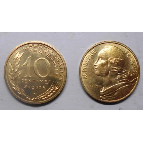 FRANCE 10 Centimes 1972