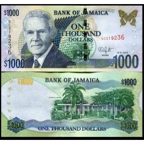 JAMAICA 1000 Dollars 2010