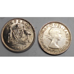 AUSTRALIA 6 Pence 1962 AG