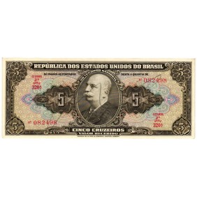BRAZIL 5 Cruzeiros 1950