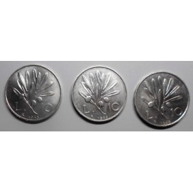 10 Lire 1948 da rotolino in...