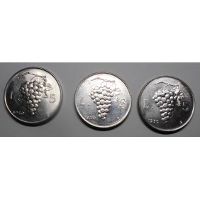 5 Lire 1950 da rotolino in...