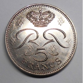 MONACO 5 Francs 1978