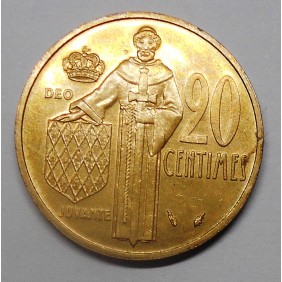 MONACO 20 Centimes 1982