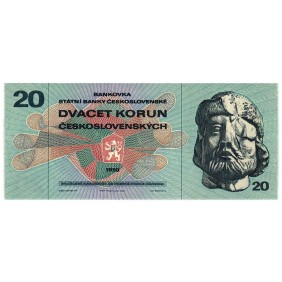 CZECHOSLOVAKIA 20 Korun...