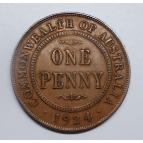 AUSTRALIA 1 Penny 1924...