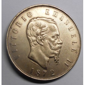 5 Lire 1872 R (Riconio)