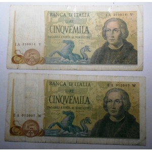 5000 Lire 1977 COLOMBO 3...