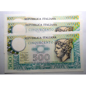 500 Lire Mercurio 1974 FDS