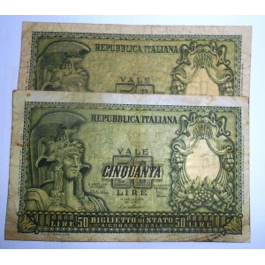 50 Lire 31.12.1951 Di...