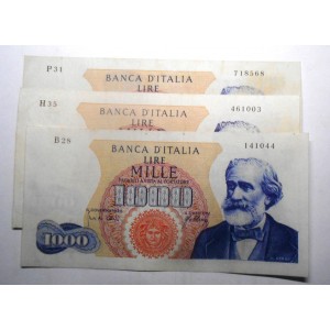 1000 Lire VERDI 1965