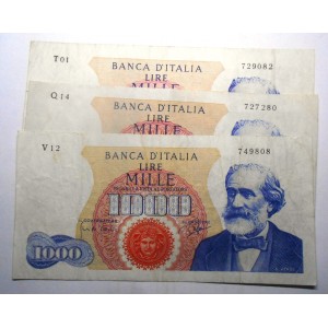 1000 Lire VERDI 1962