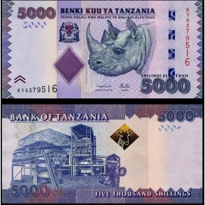 TANZANIA 5000 Shilingi 2025...