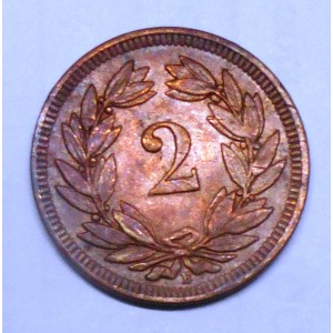SWITZERLAND 2 Rappen 1903
