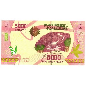 MADAGASCAR 5000 Ariary 2022